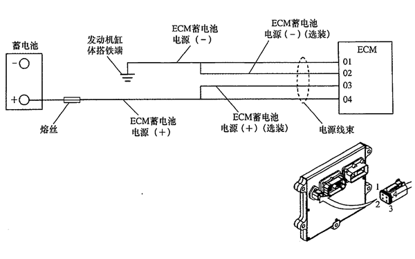 发电机无开关蓄电池电路.png